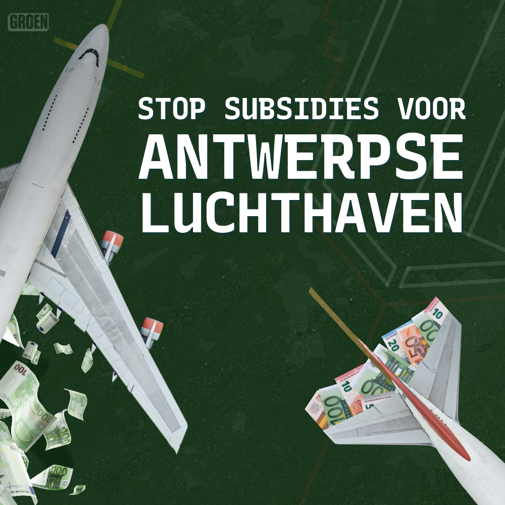 Stop subsidies voor Antwerpse luchthaven!