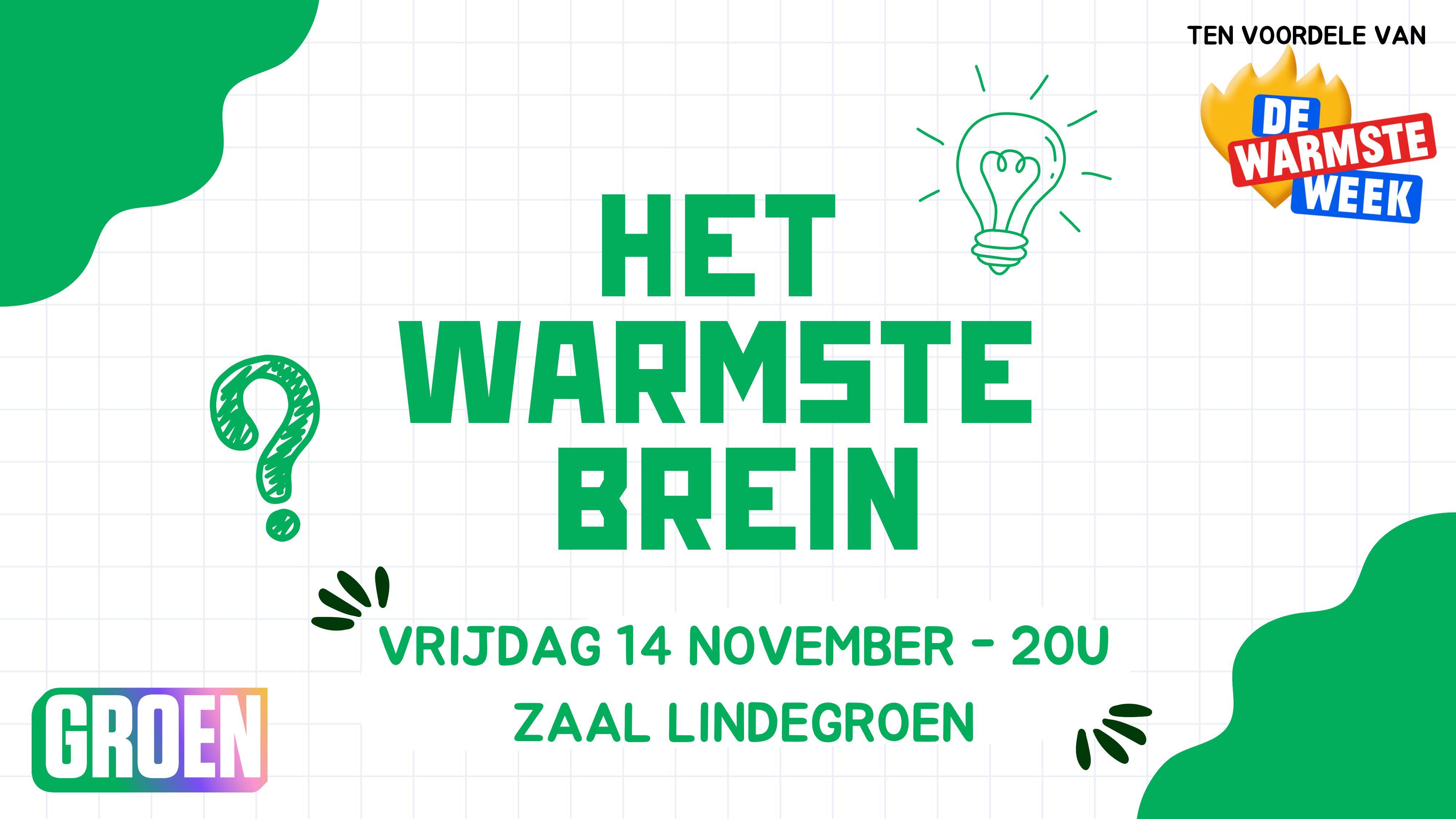 Groen-Quiz 2025: Het Warmste Brein