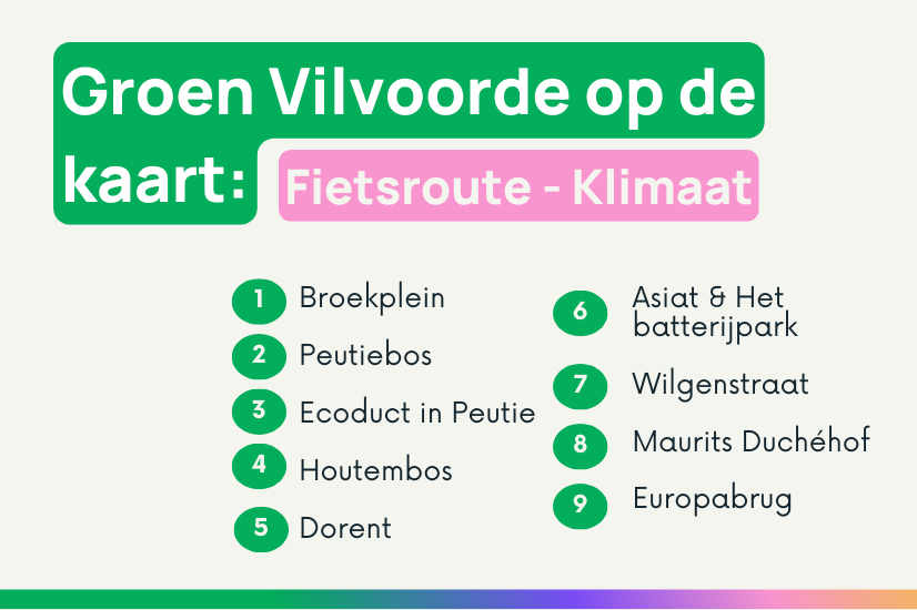 Klimaatroute door Vilvoorde