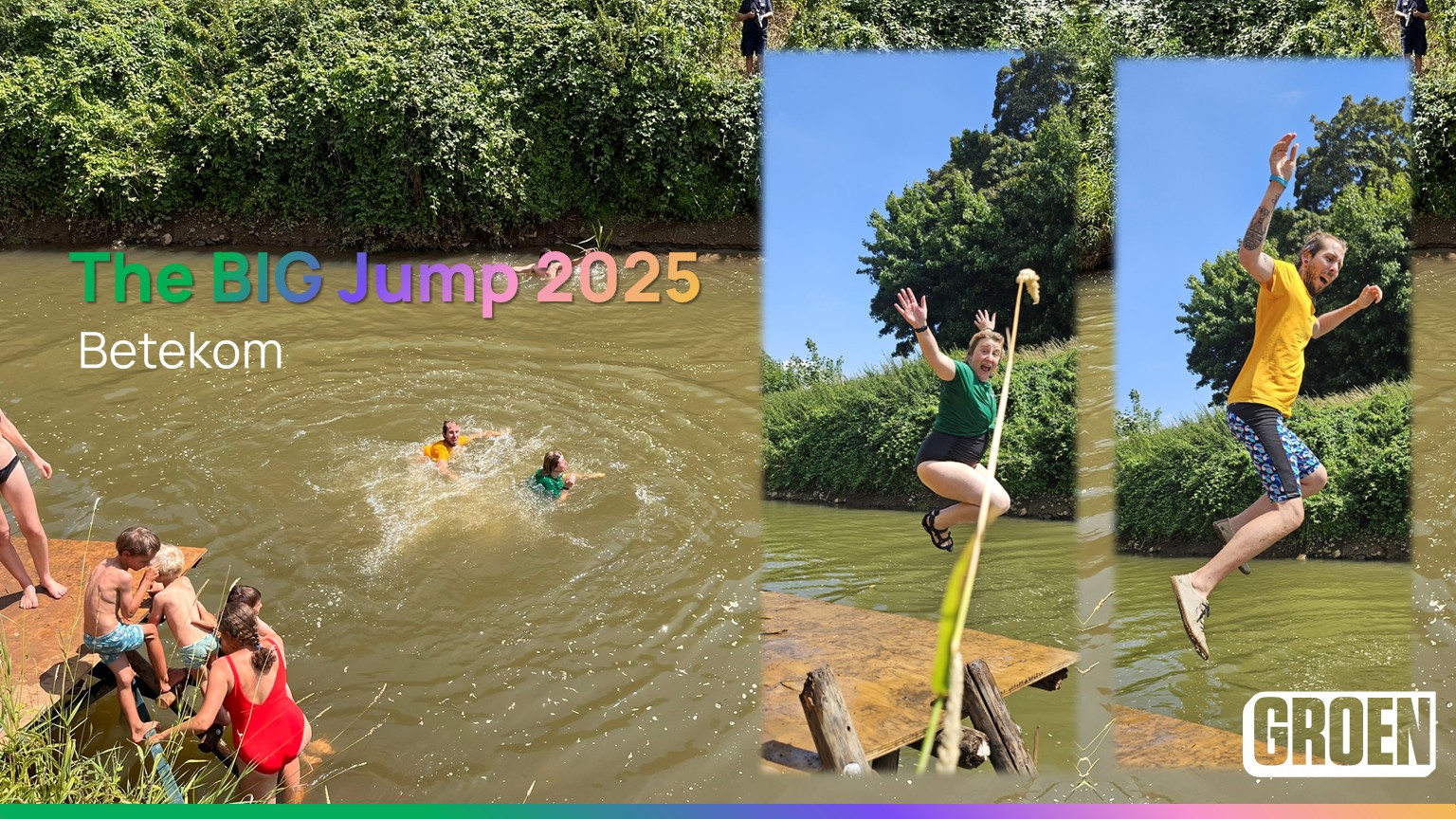 Groen springt mee voor proper water tijdens Big Jump 2025