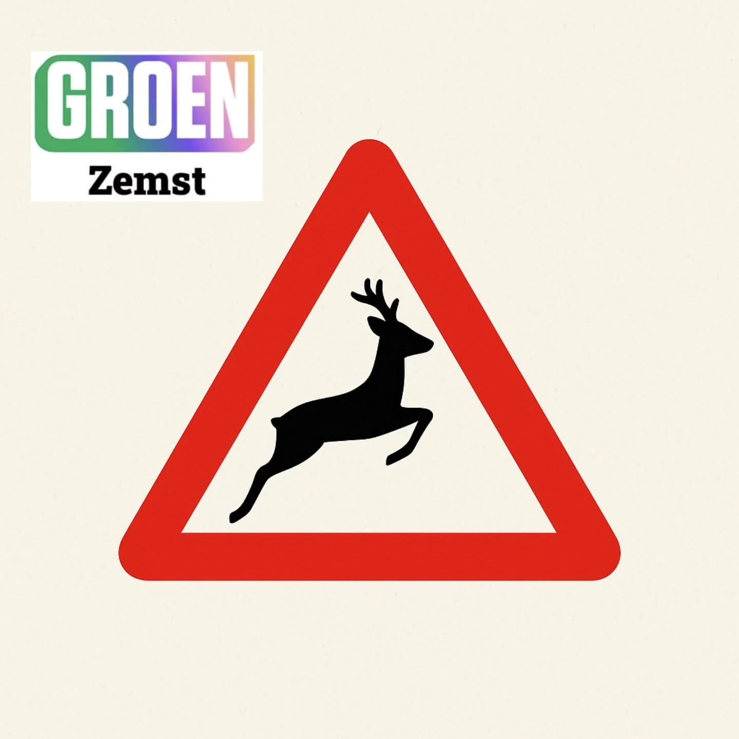 Extra voorzichtig: reeën op de baan