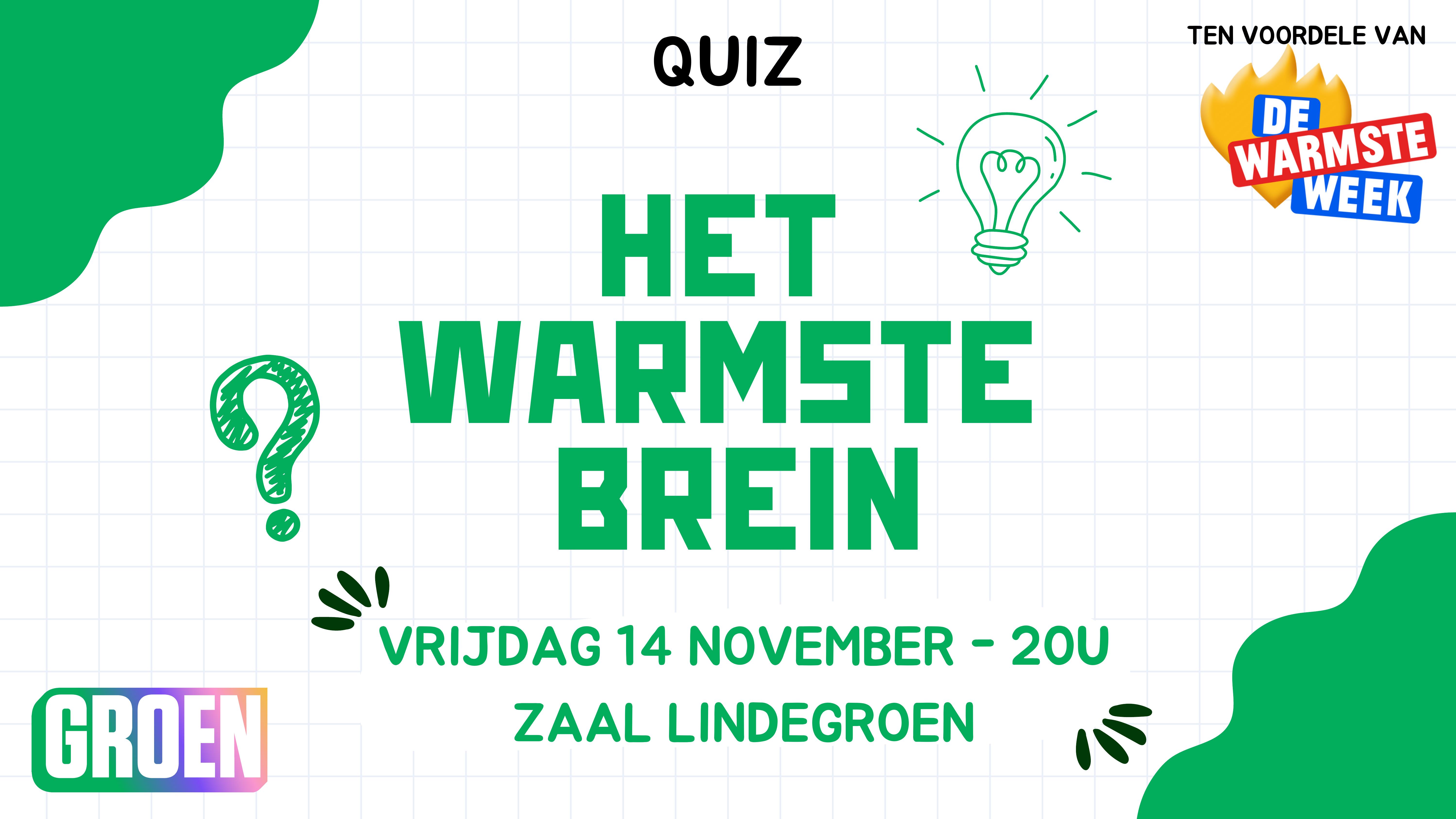 Groen-Quiz 2025: Het Warmste Brein