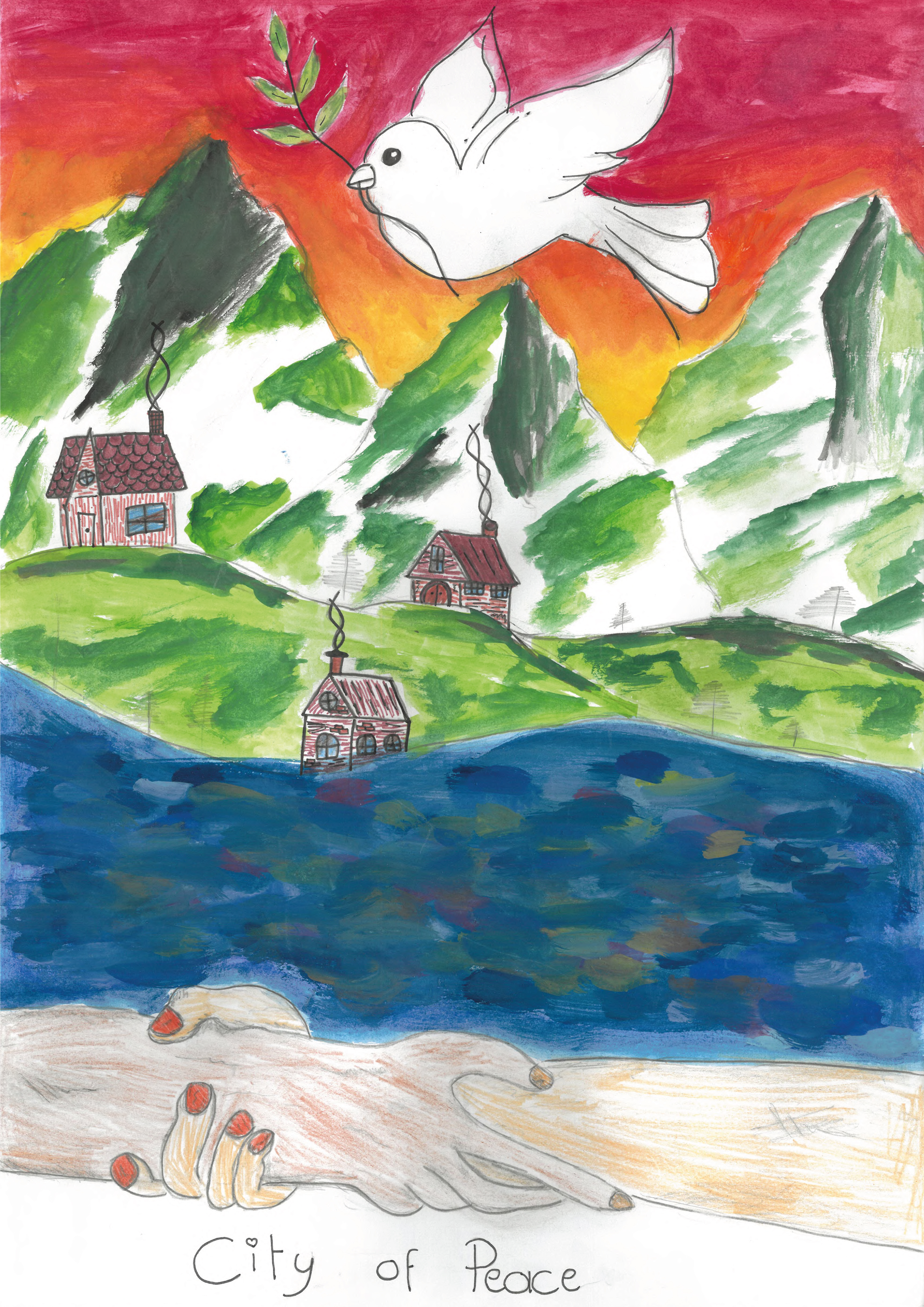 Winnaars tekenwedstrijd ‘Vredevolle Steden’ bekend