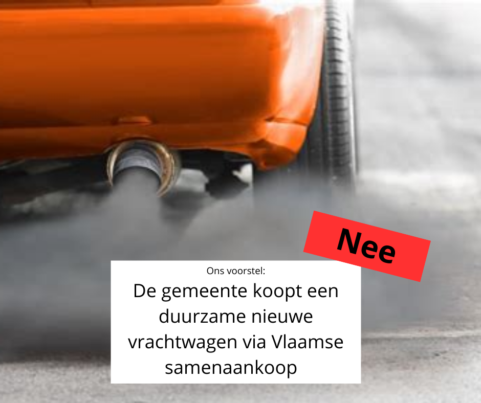 Iemand nog wat CO2 ?  Geen duurzame bestelwagen