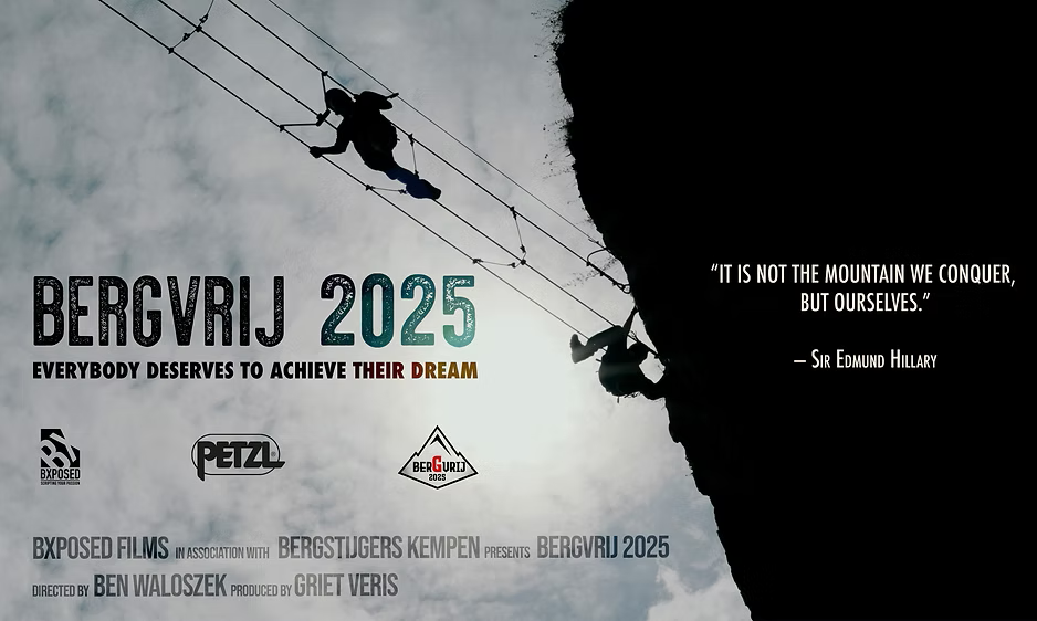 Documentaire 'Bergvrij 2025' : 15 G-klimmers op weg naar de Alpen