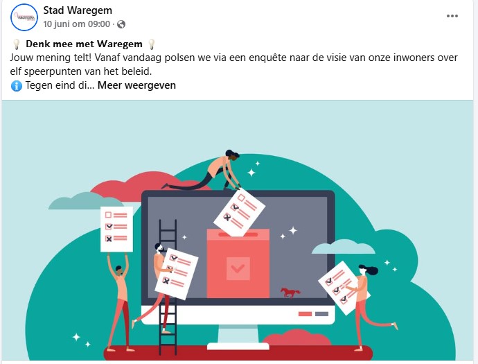Groen Waregem bezorgd over bewonersenquête