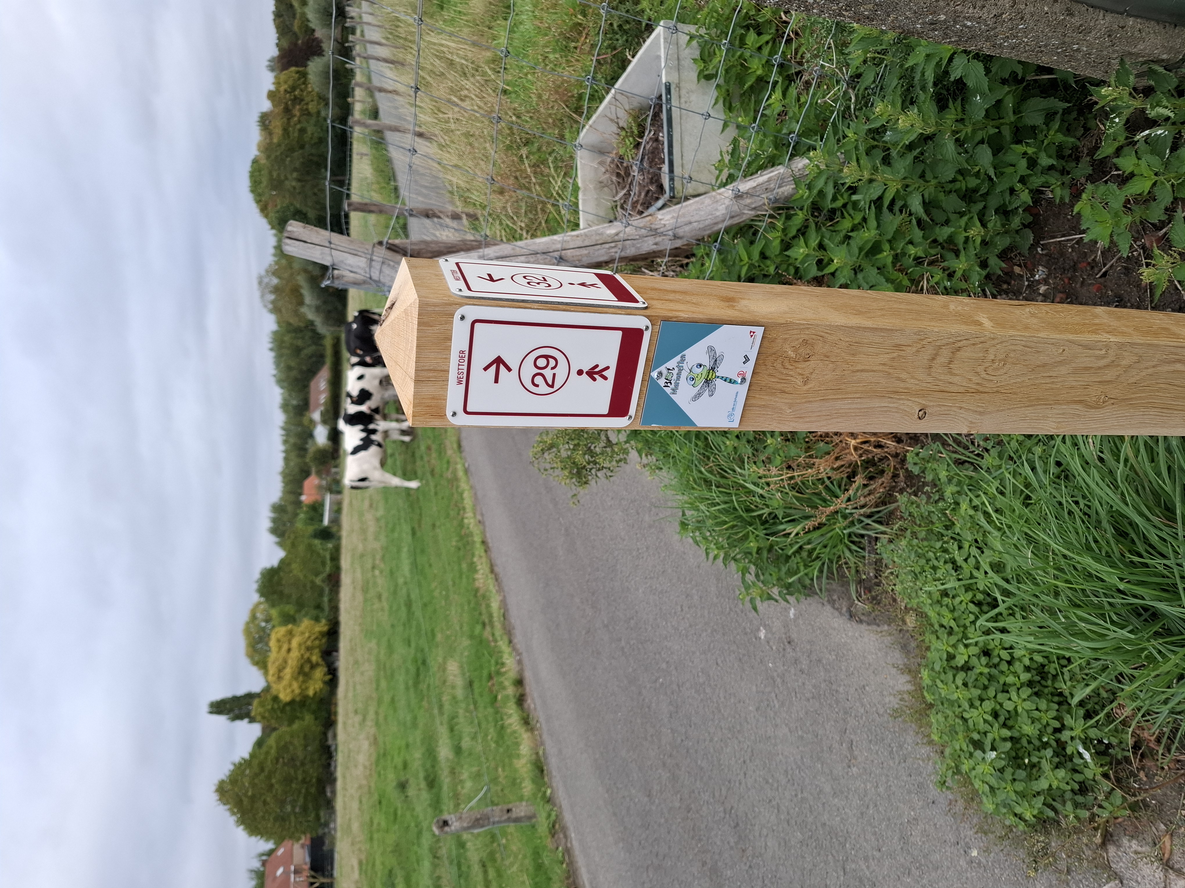 Nieuwe wandelknooppunten in Zuid Kortrijk