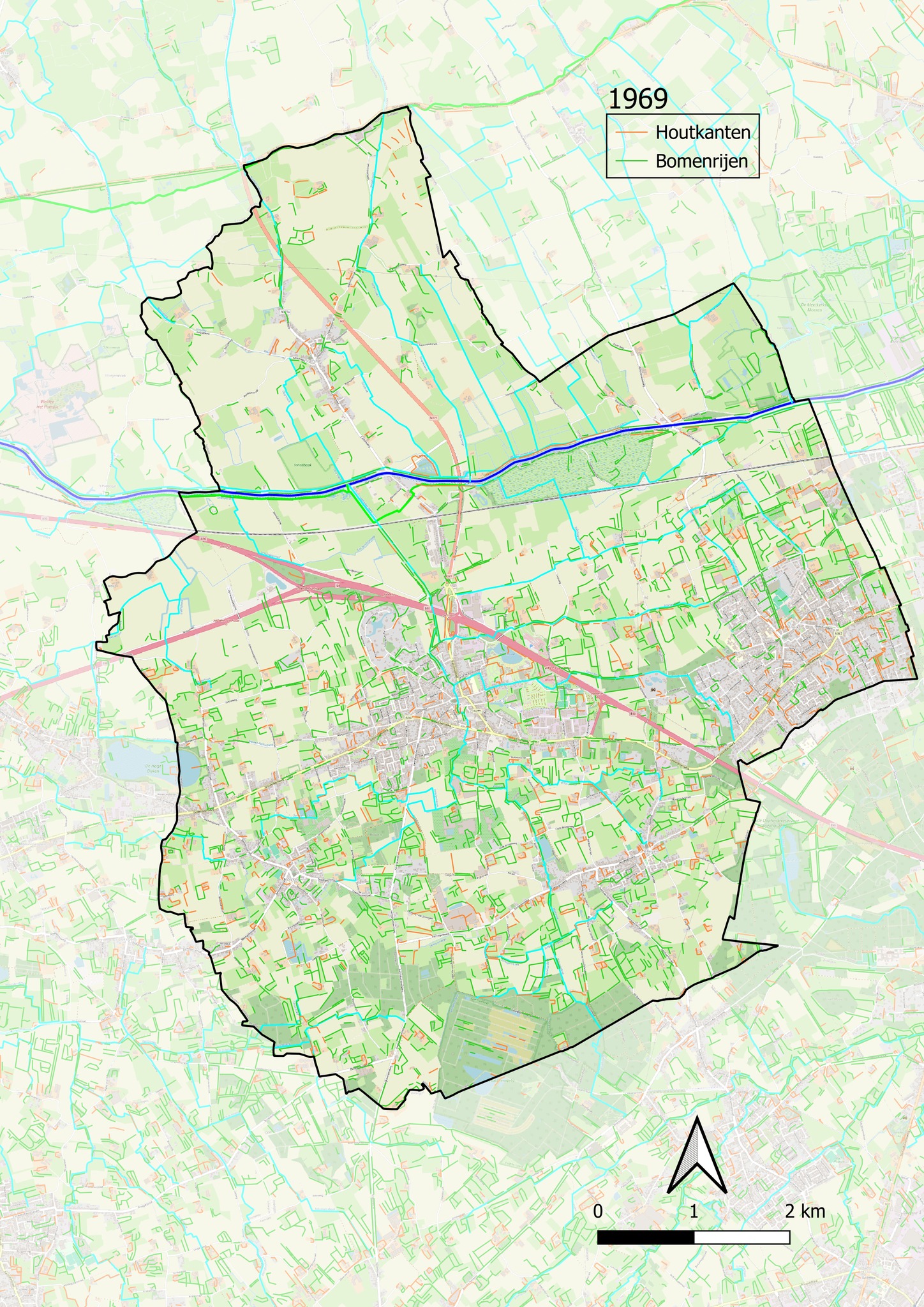 Verdwenen houtkanten