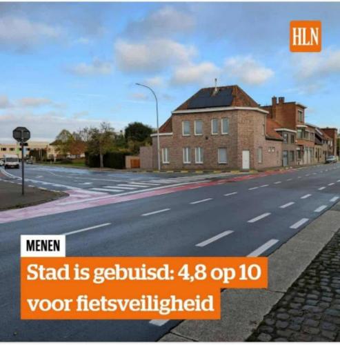 Menen fietsonveilig: gebuisd!