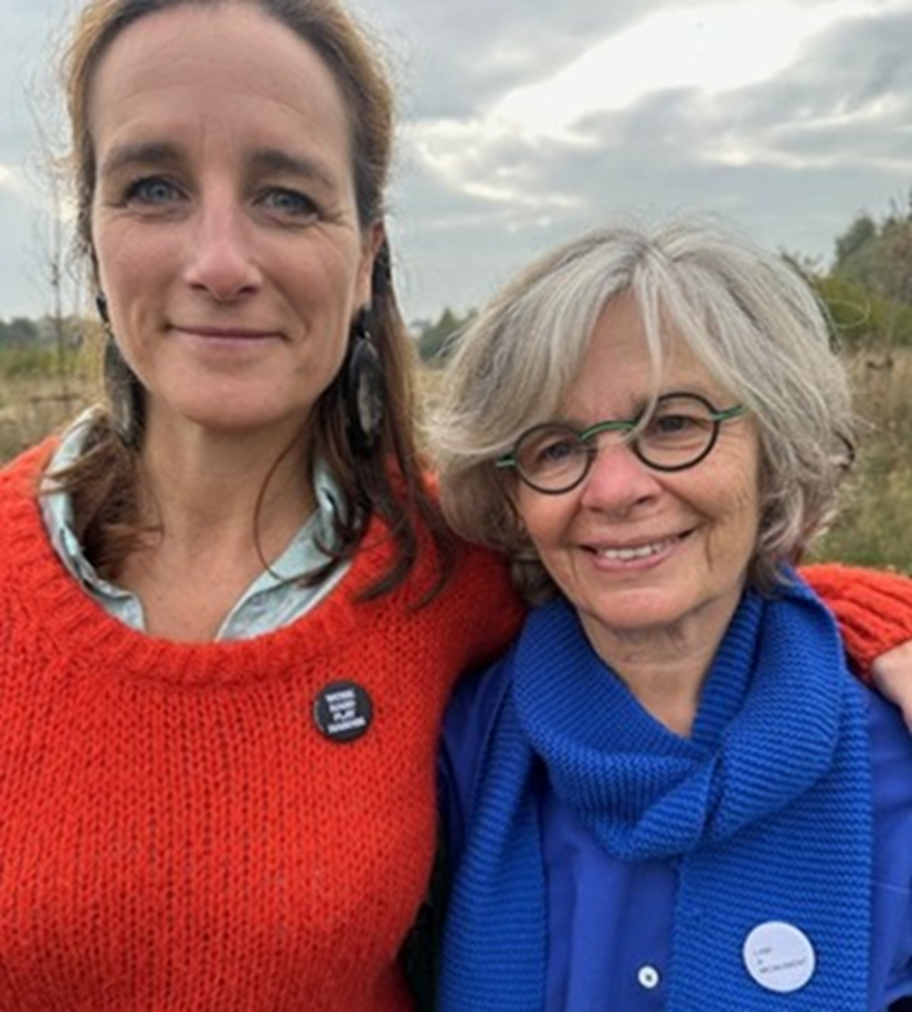 Marij Vanlauwe geeft het stokje door.