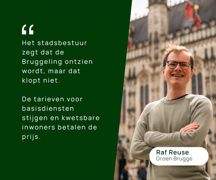 Groen fileert meerjarenplan: “Bruggeling betaalt wél de rekening”