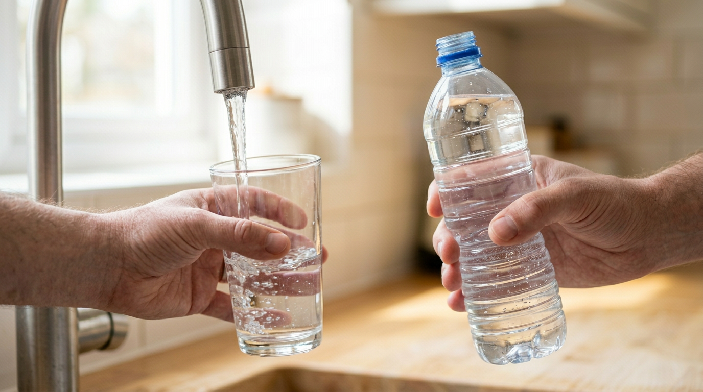 Kraantjeswater of flessenwater?