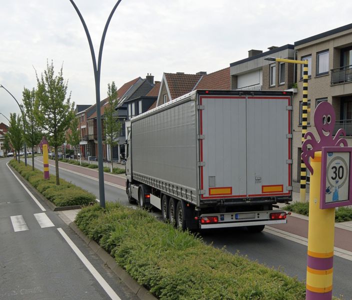 Kordate aanpak voor doorgaand vrachtverkeer in Sint-Pieters en Christus-Koning