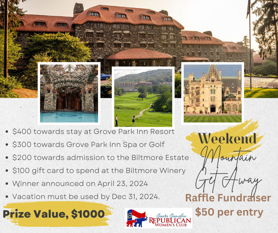 Weekend Mountain Raffle - Greater Greensboro Republican Women's Club