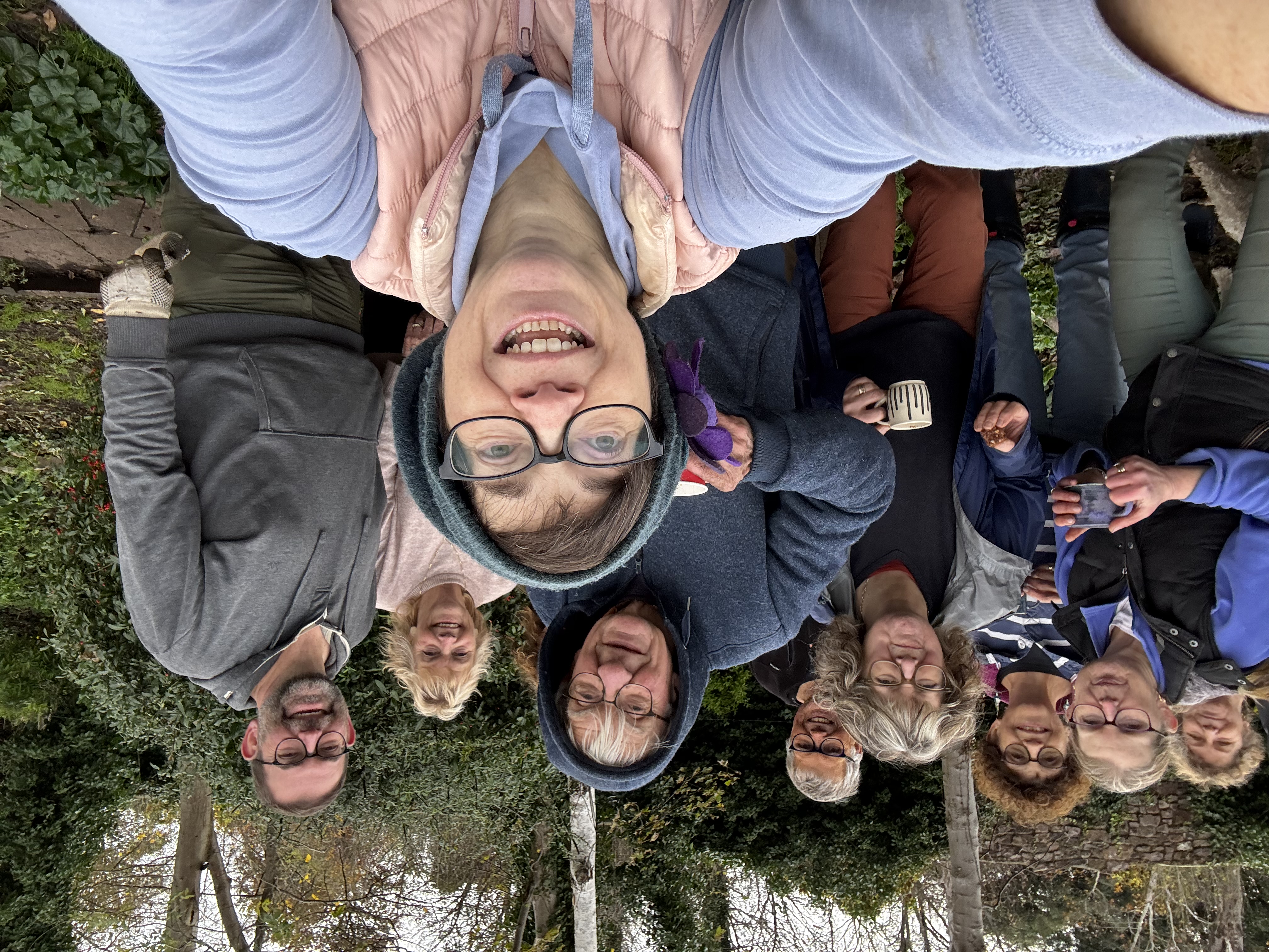Selfie of Group of Cliftonwood People on Town Green