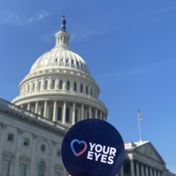 Image of the White House, with Love Your Eyes
Logo. 