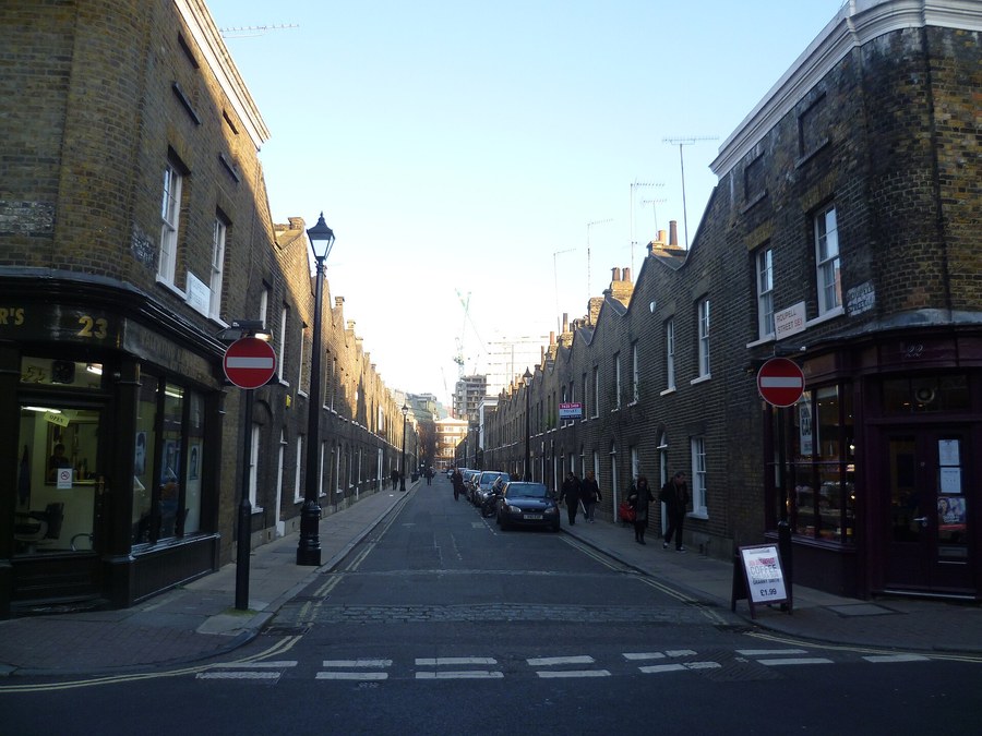 Terraced homes on Roupell Street, Waterloo