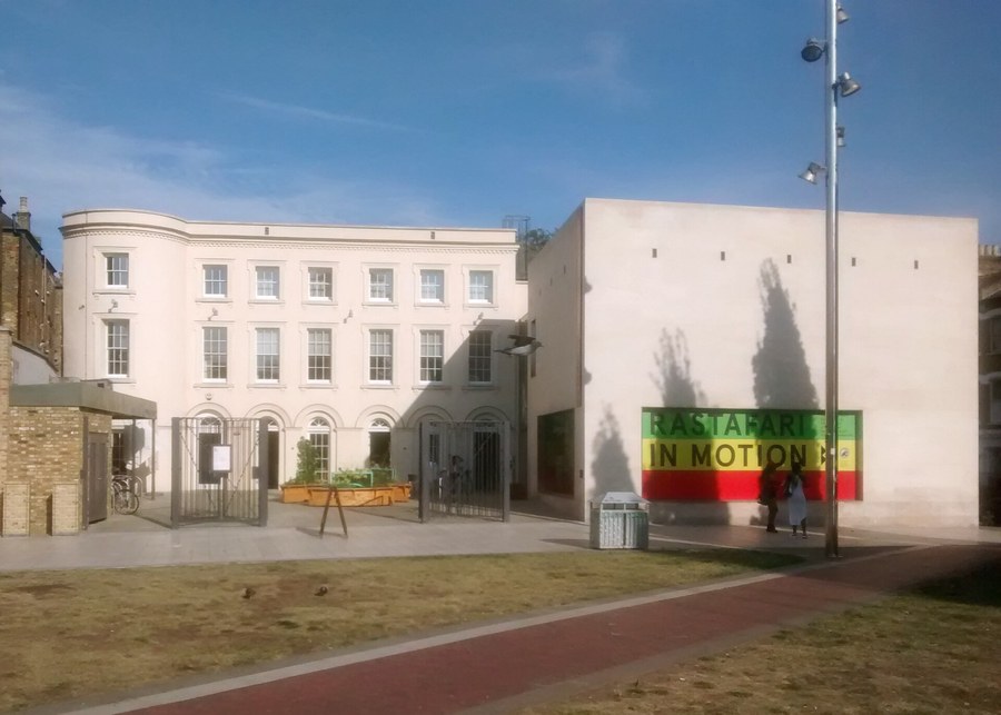 Black Cultural Archives building on Windrush Square, Brixton