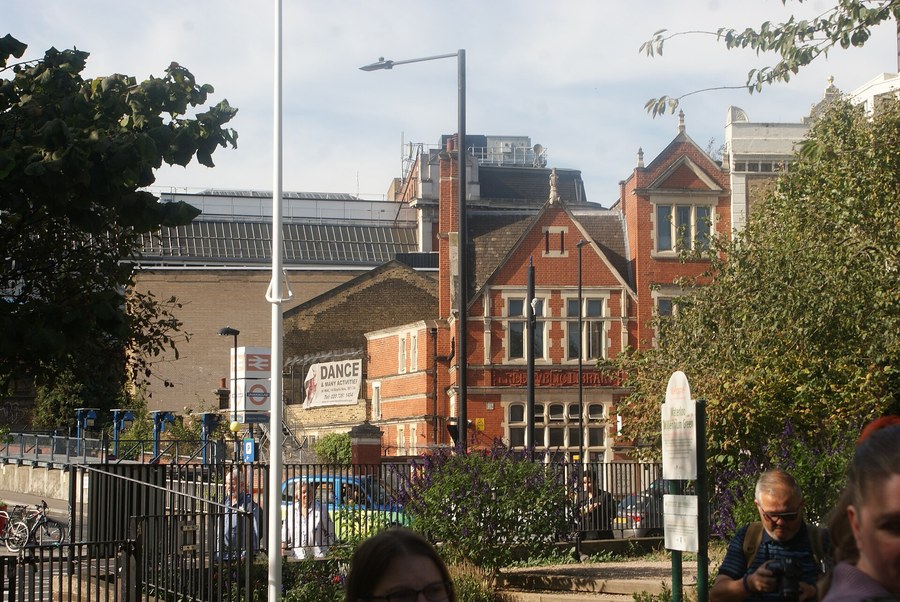 Waterloo Action Centre community building seen from Waterloo Millennium Green