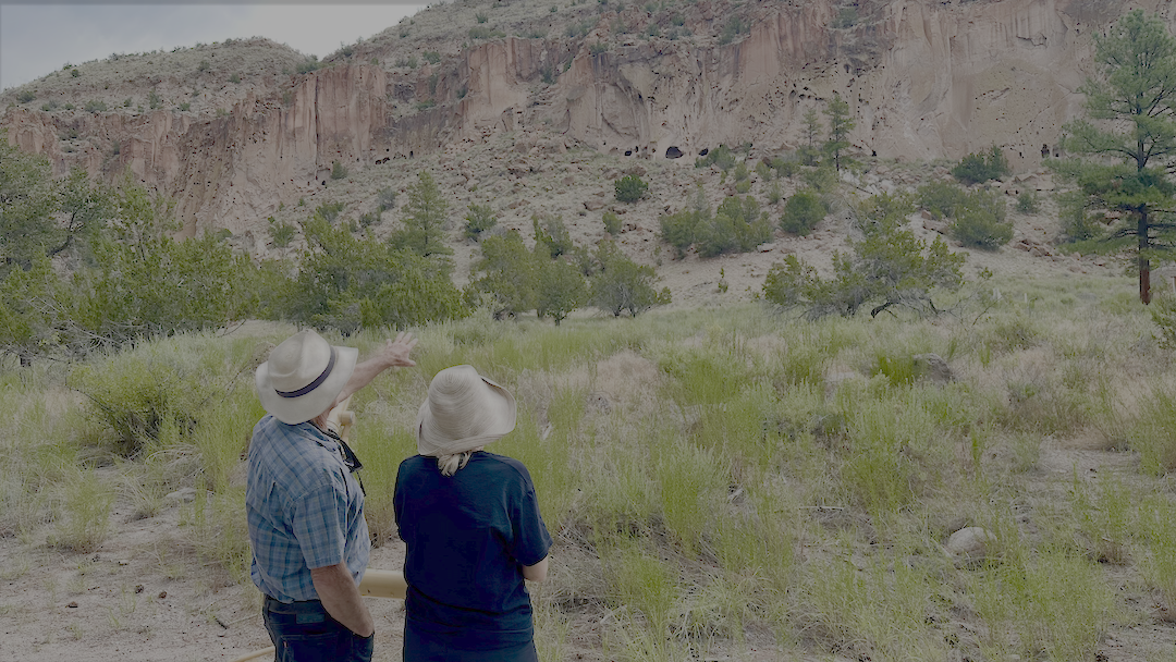 Jay Coghlan and Melissa Parke at Bandelier
National Monument