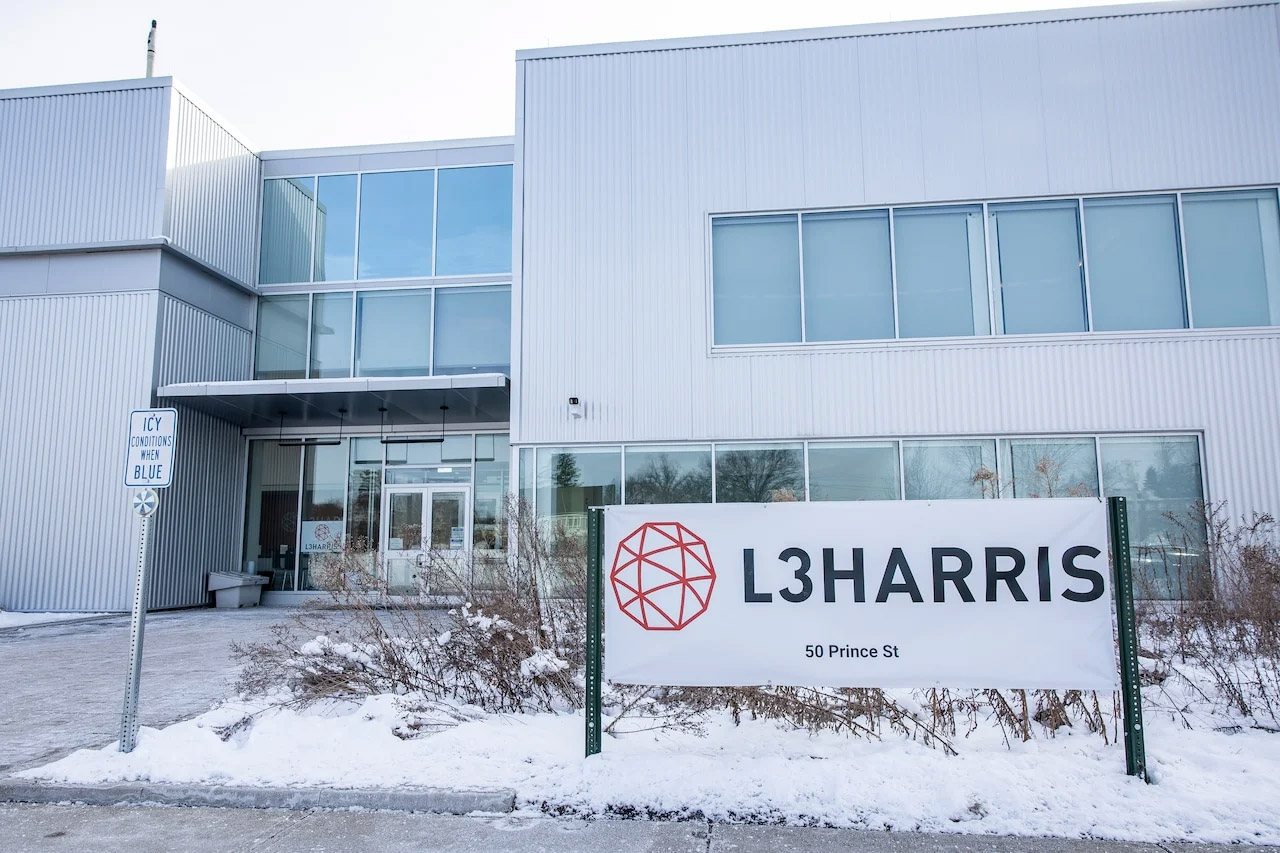 Activists at L3Harris in Massachusets