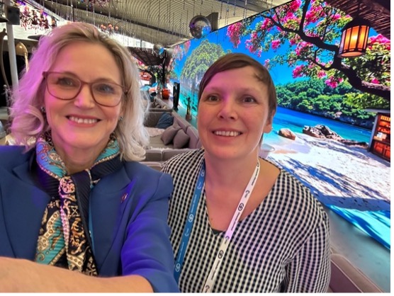 Melissa Parke and Inga Brum at MSC