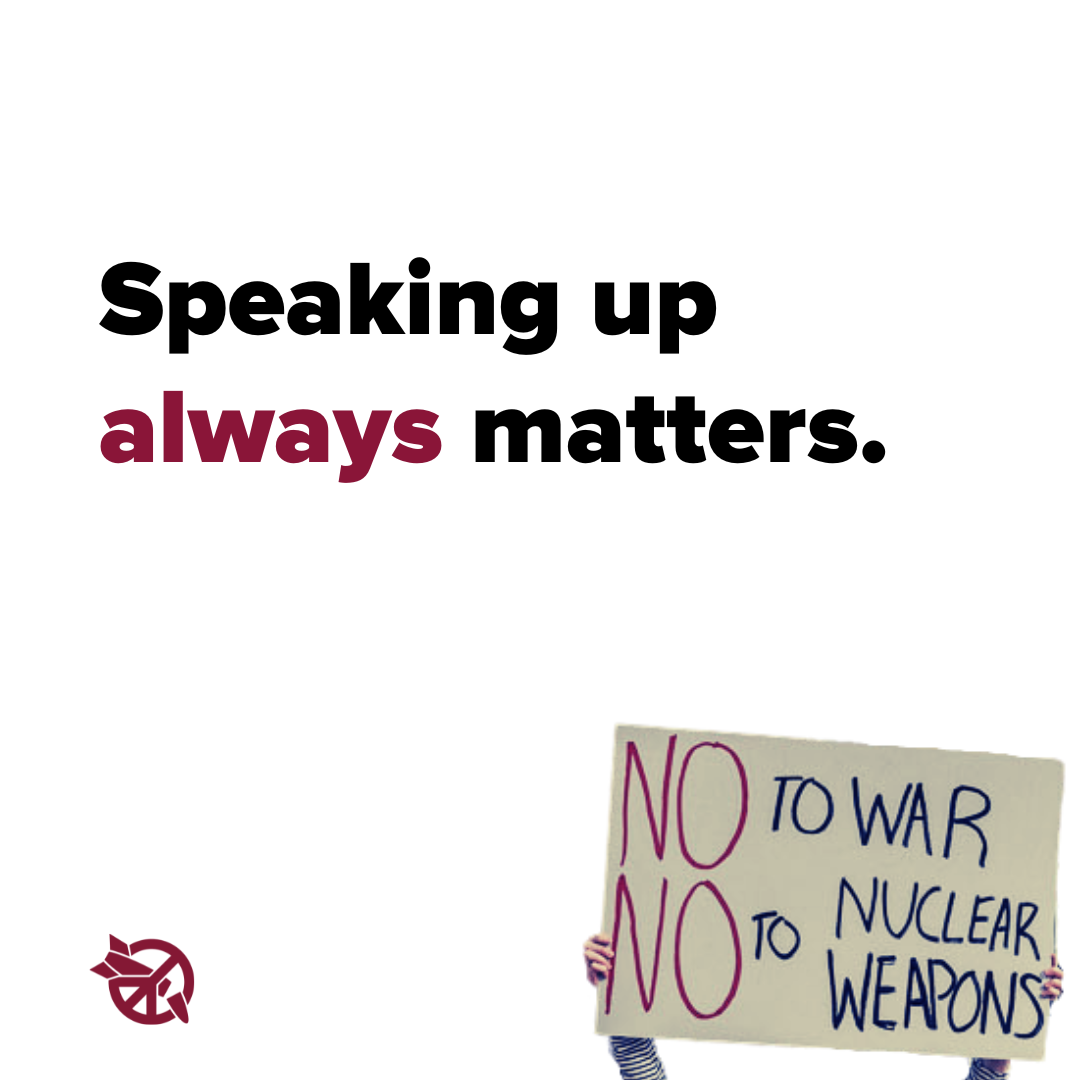 Speaking up always matters