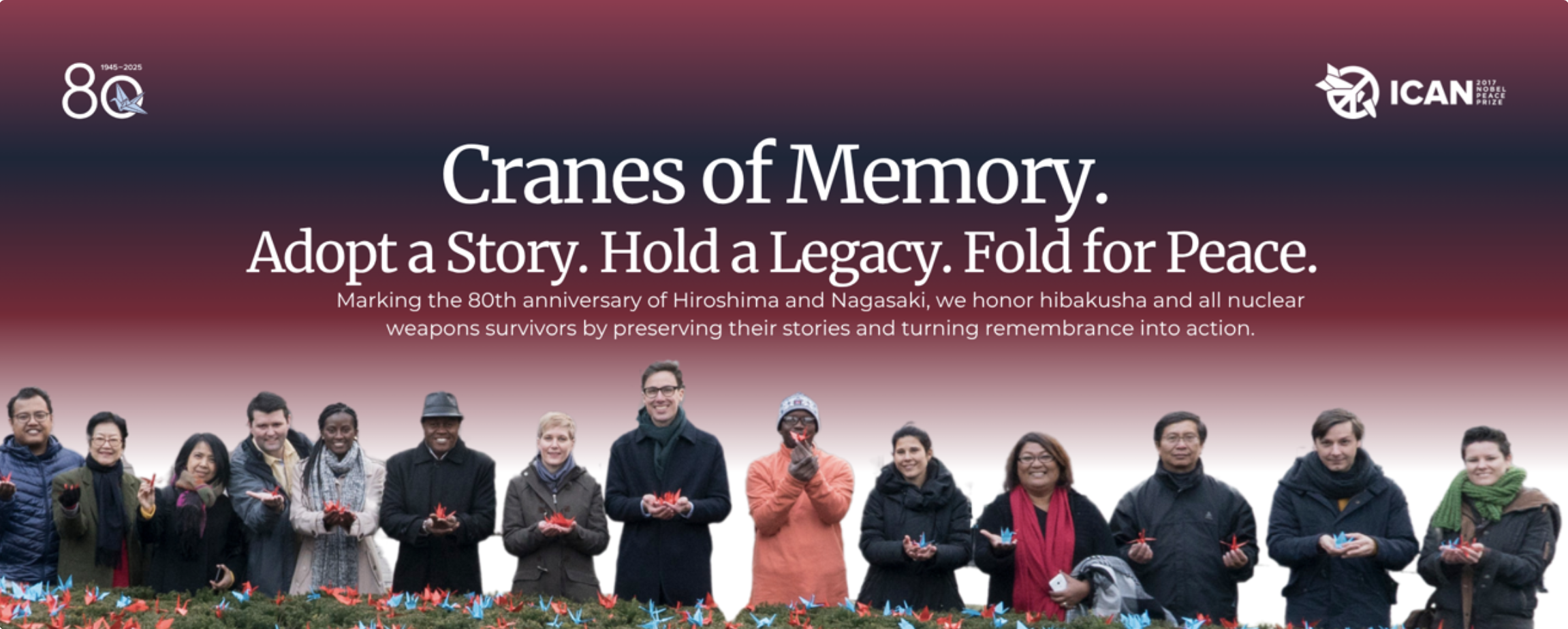 ICAN Cranes of Memory header