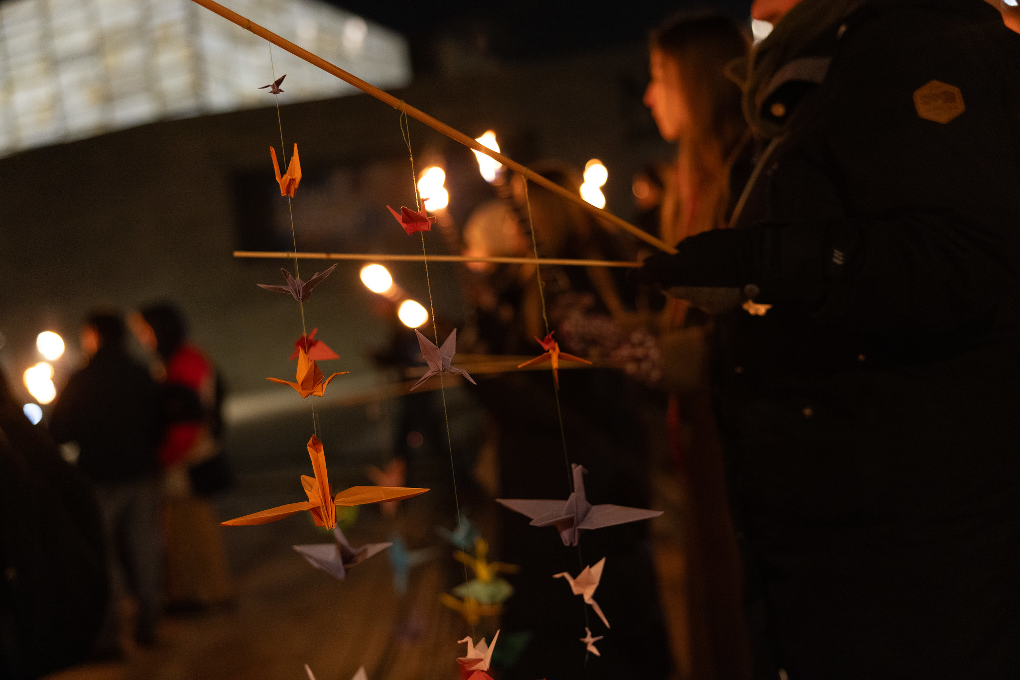 Foto: Fakkeltog for Nobelprisvinner Nihon Hidankyo i 2024, ICAN | Kaspar Fosser