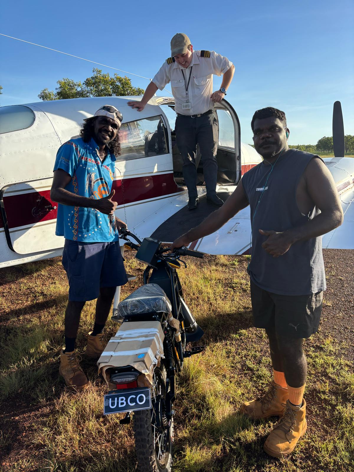 What a journey! Getting the electric motorbike to Kandiwal, Mitchell Plateau