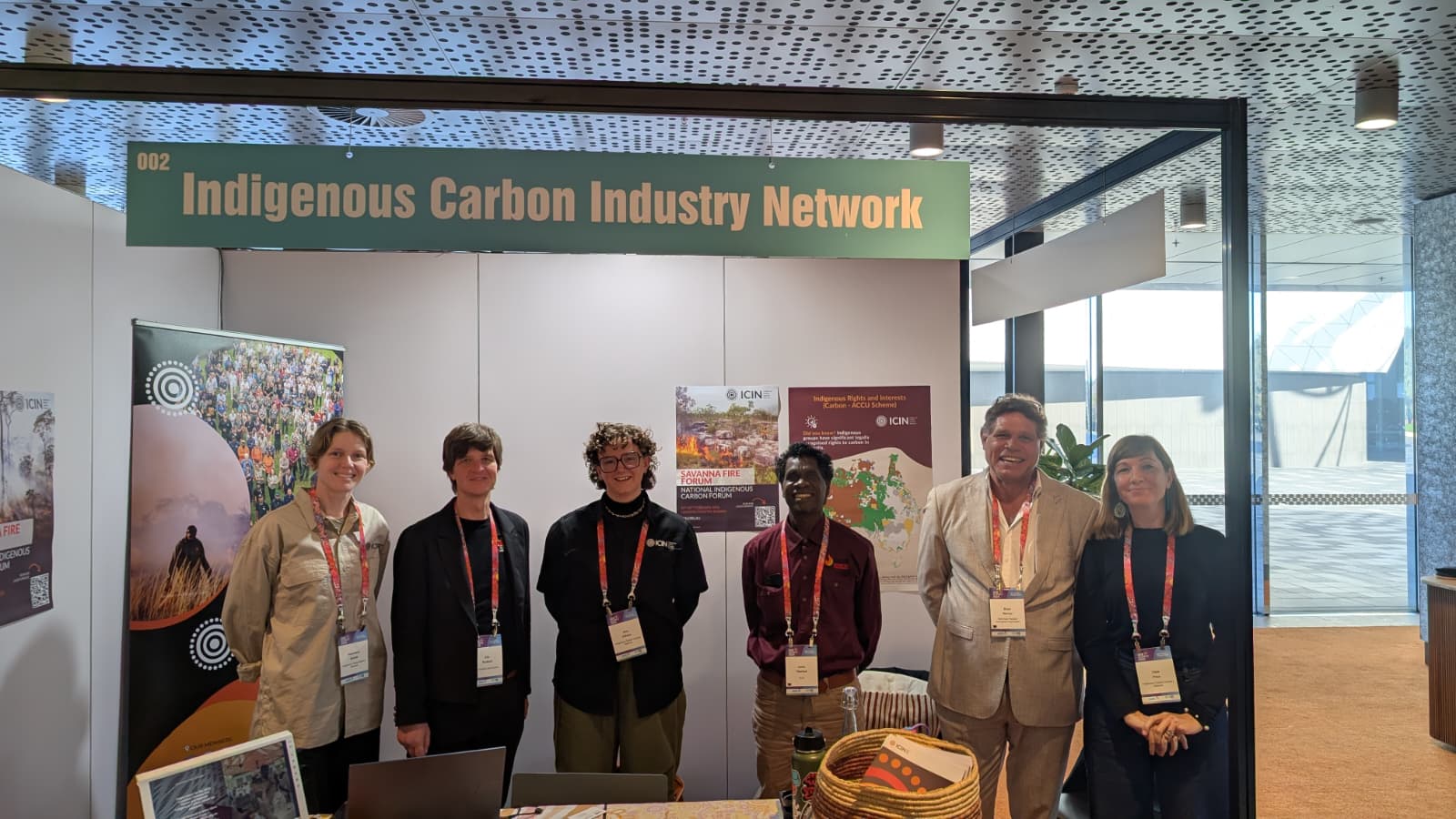 Genevieve Schulz, Ella Rudland, Amy O'Brien, Jamie Yibarbuk, Brian Warner and Clare Price