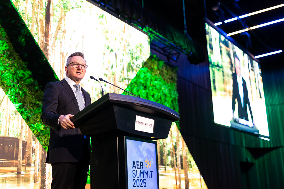 The Hon Chris Bowen MP, presenting at the Summit ©CMI
