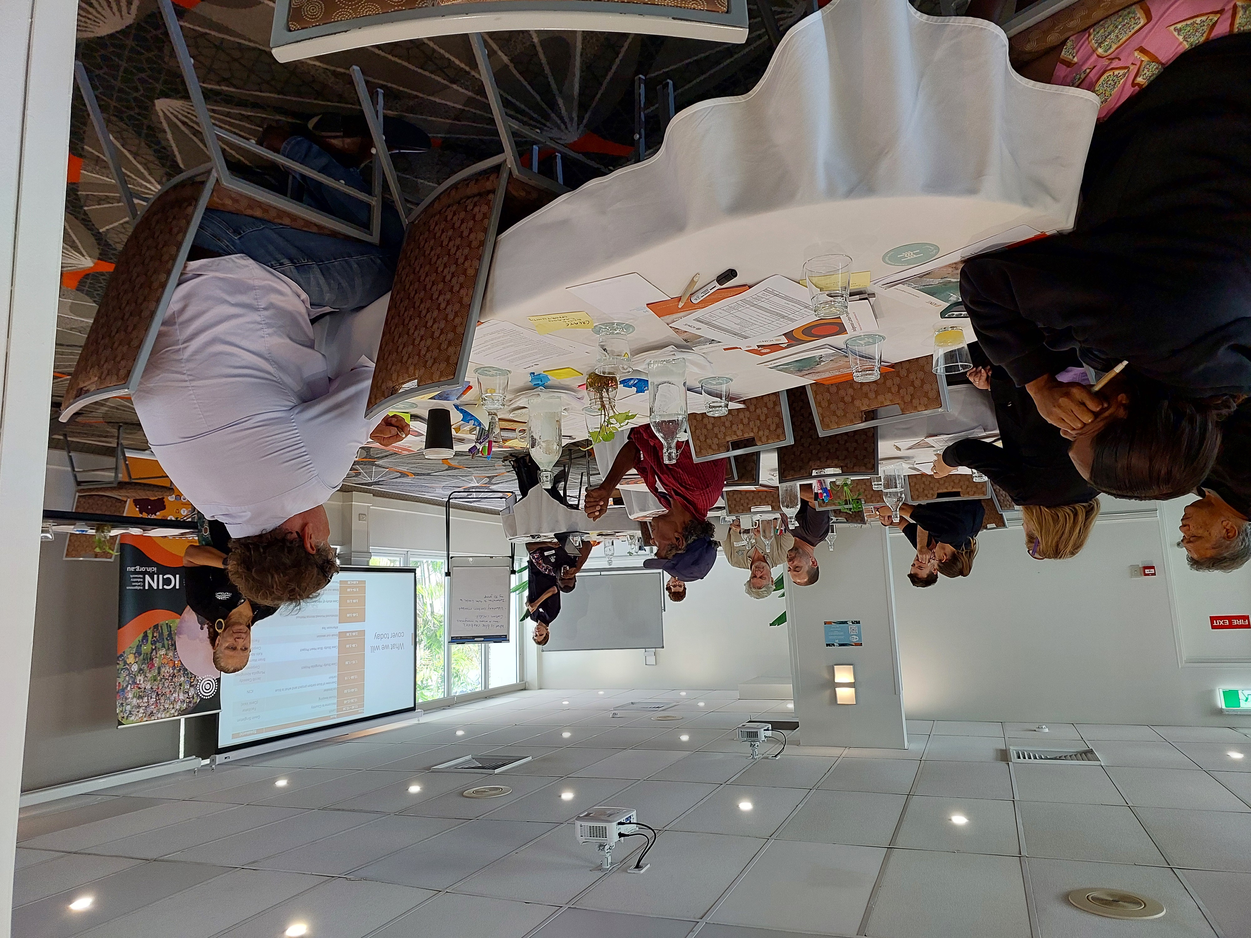 Carol Vale, from Murawin, facilitated the blue carbon workshop Carol Vale, from Murawin, facilitated the blue carbon workshop