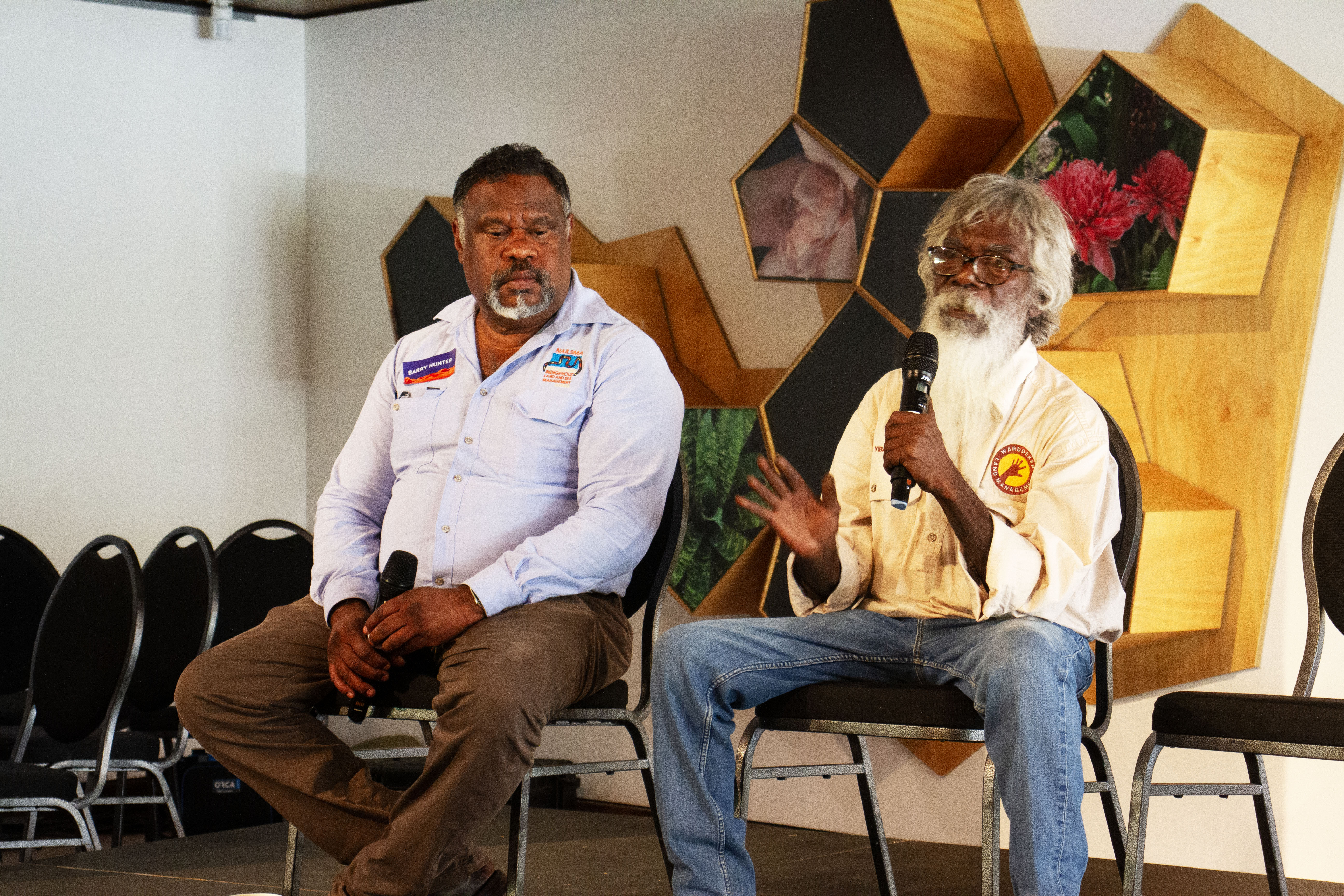 Dr Dean Yibarbuk, Barry Hunter Dr Dean Yibarbuk, Barry Hunter