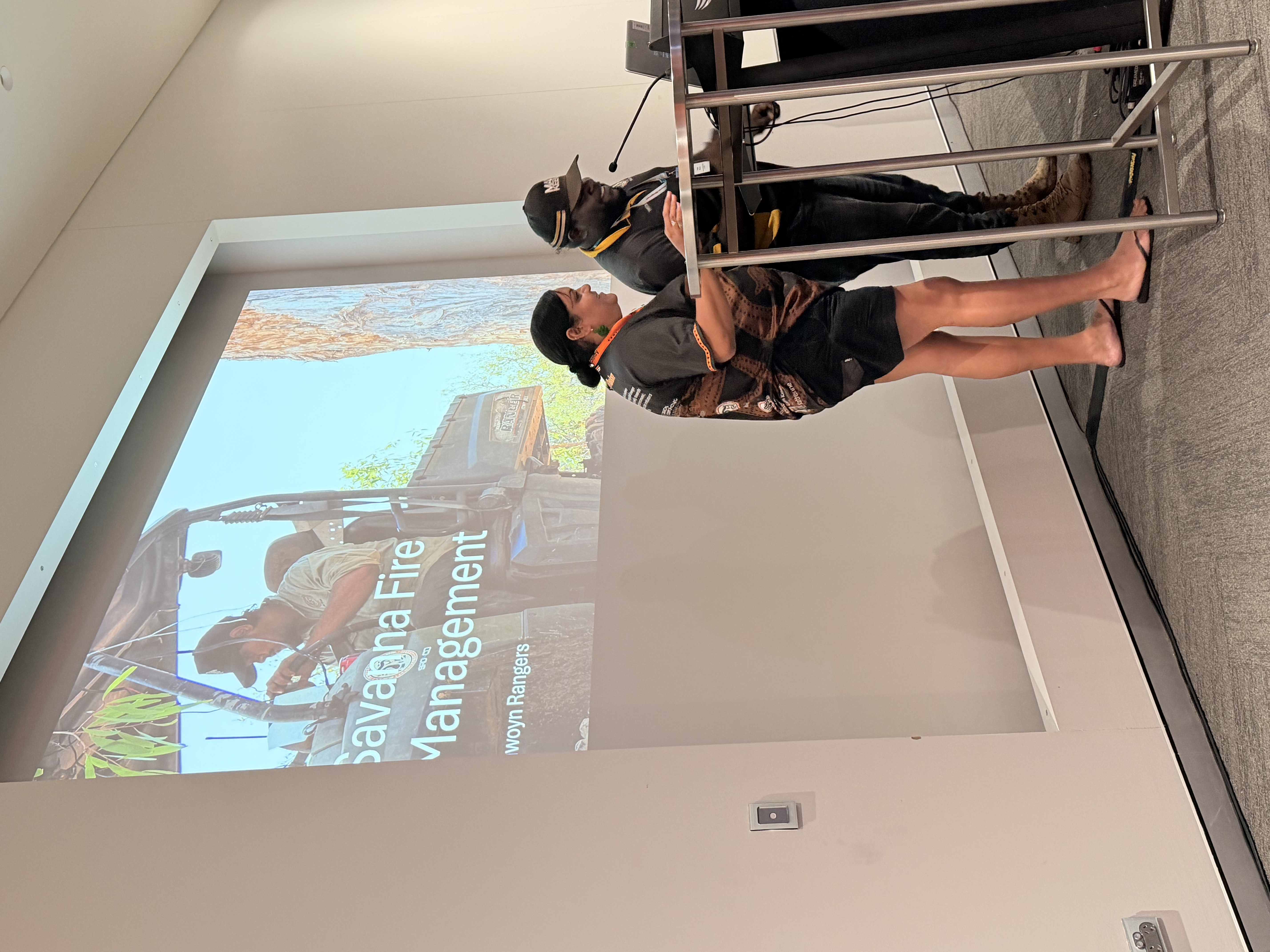 Tristin Maroney and Levina Woodbury, Jawoyn Association Aboriginal Corporation