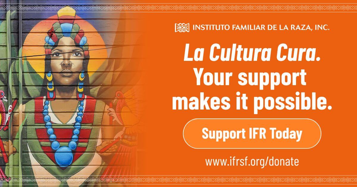 Donation Banner with Message La Cultura Cura Your Support Makes it Possible.