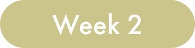 Week 2 Button in ssage color with text week 2