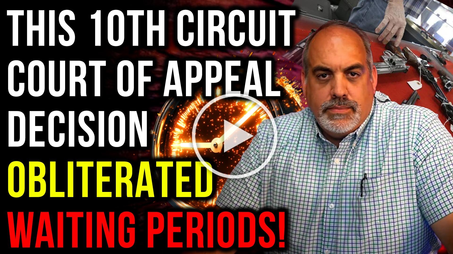 😍 BREAKING: 10th Circuit STRIKES DOWN Waiting Periods!