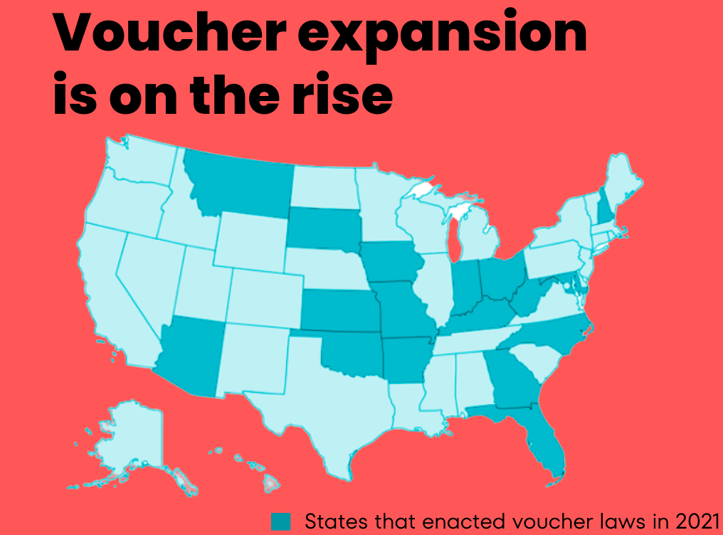 Voucher expansion in the Midwest Illinois Families for Public Schools