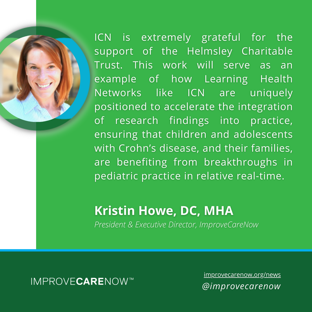 ImproveCareNow awarded $2.5 million grant by the Helmsley Charitable ...