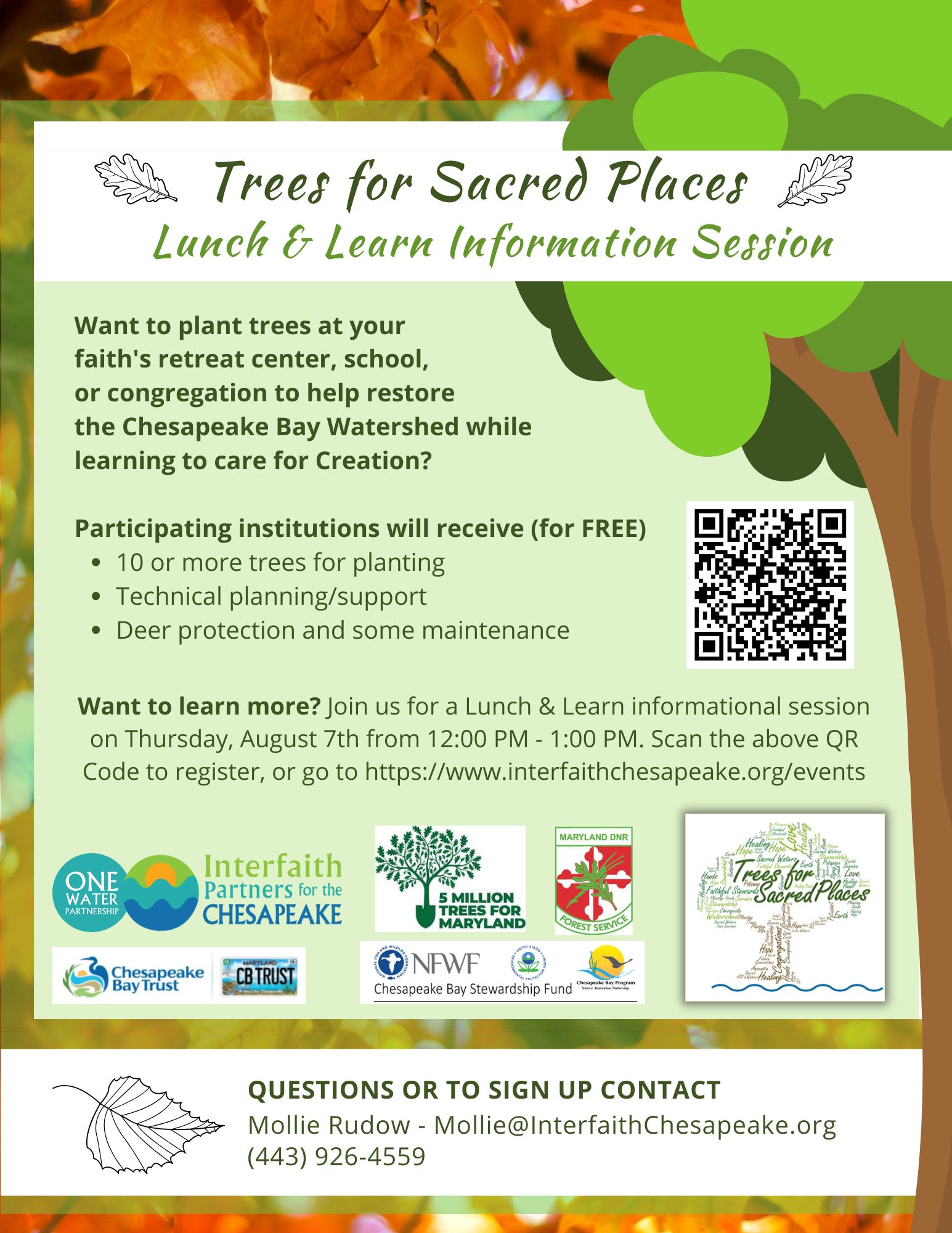 Trees for Sacred Places