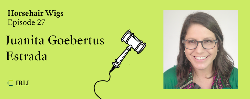 Juanita Goebertus Estrada from Human Rights Watch on Podcast Horsehair Wigs Podcast