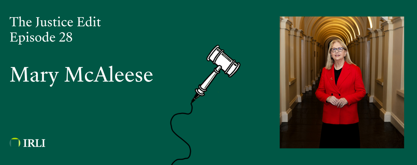 Former President of Ireland academic lawyer Dr Mary McAleese