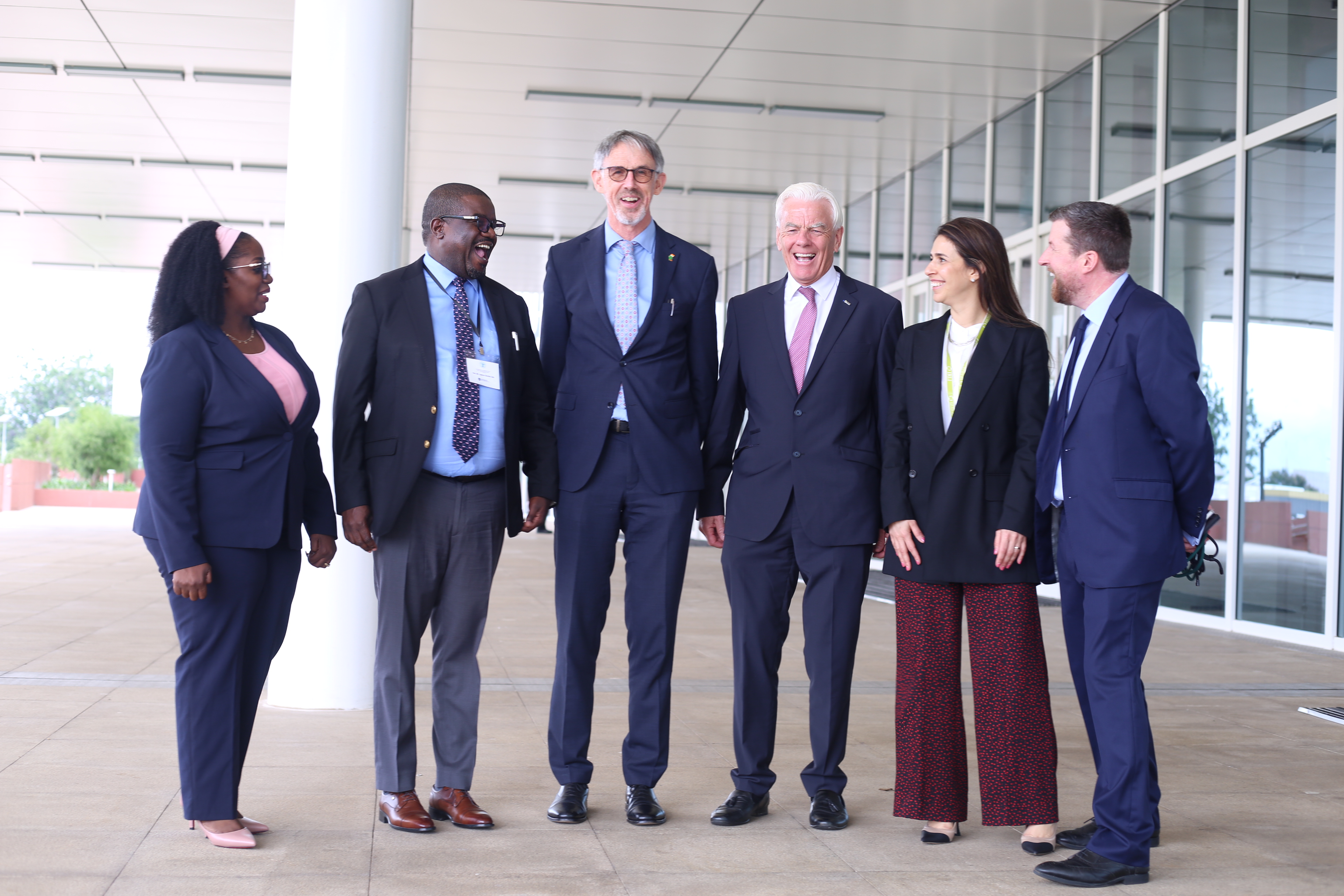 Zambia Civil Society and Zambia High Court Representatives meeting with Ambassador of Ireland to Zambia and Irish Rule of Law International partners