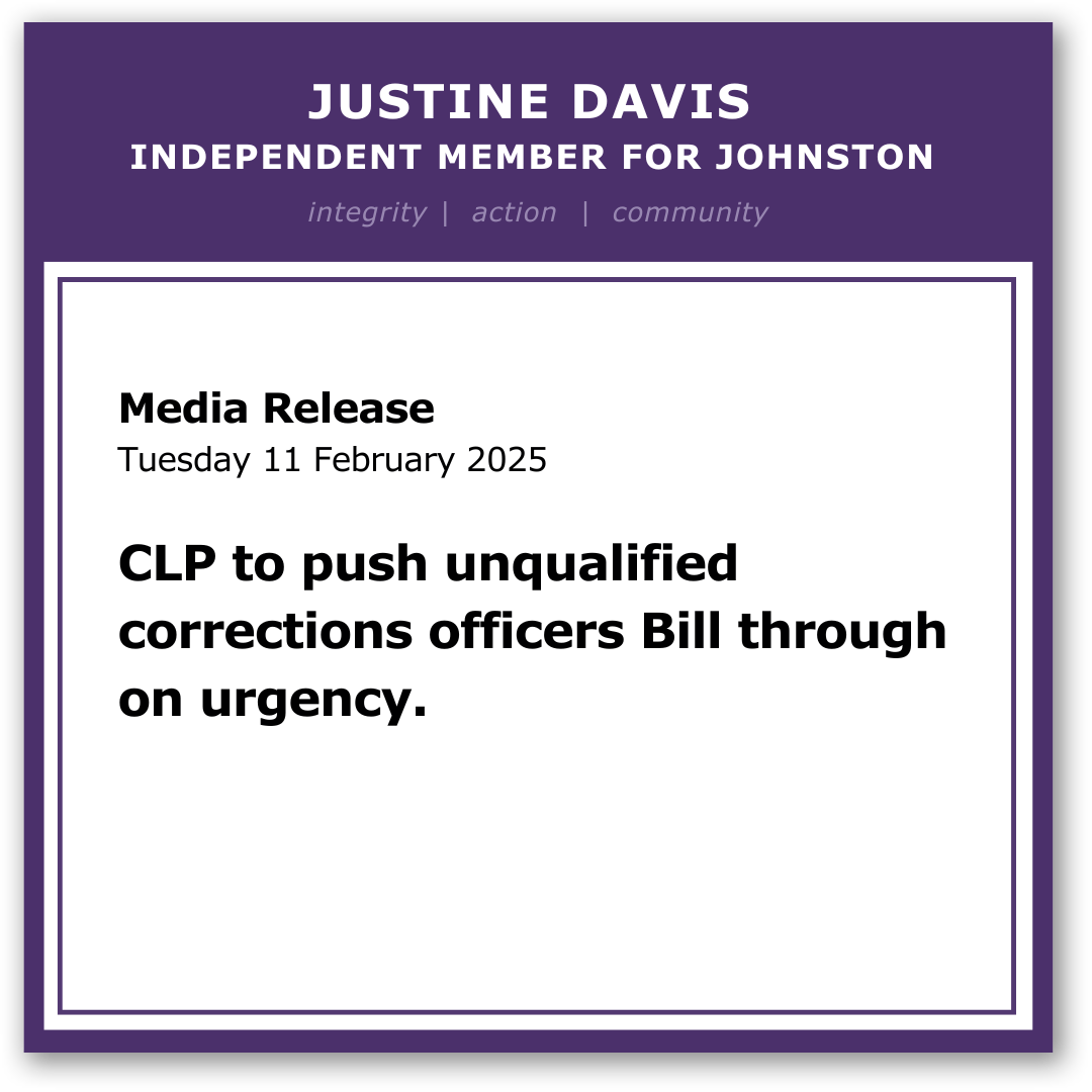 CLP to push unqualified corrections officers Bill through on urgency