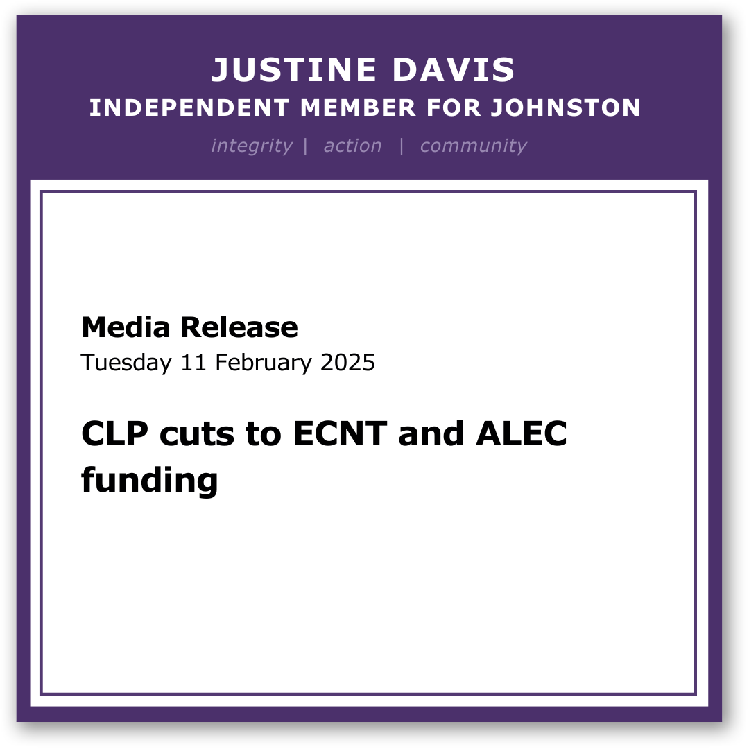 CLP cuts to ECNT and ALEC funding