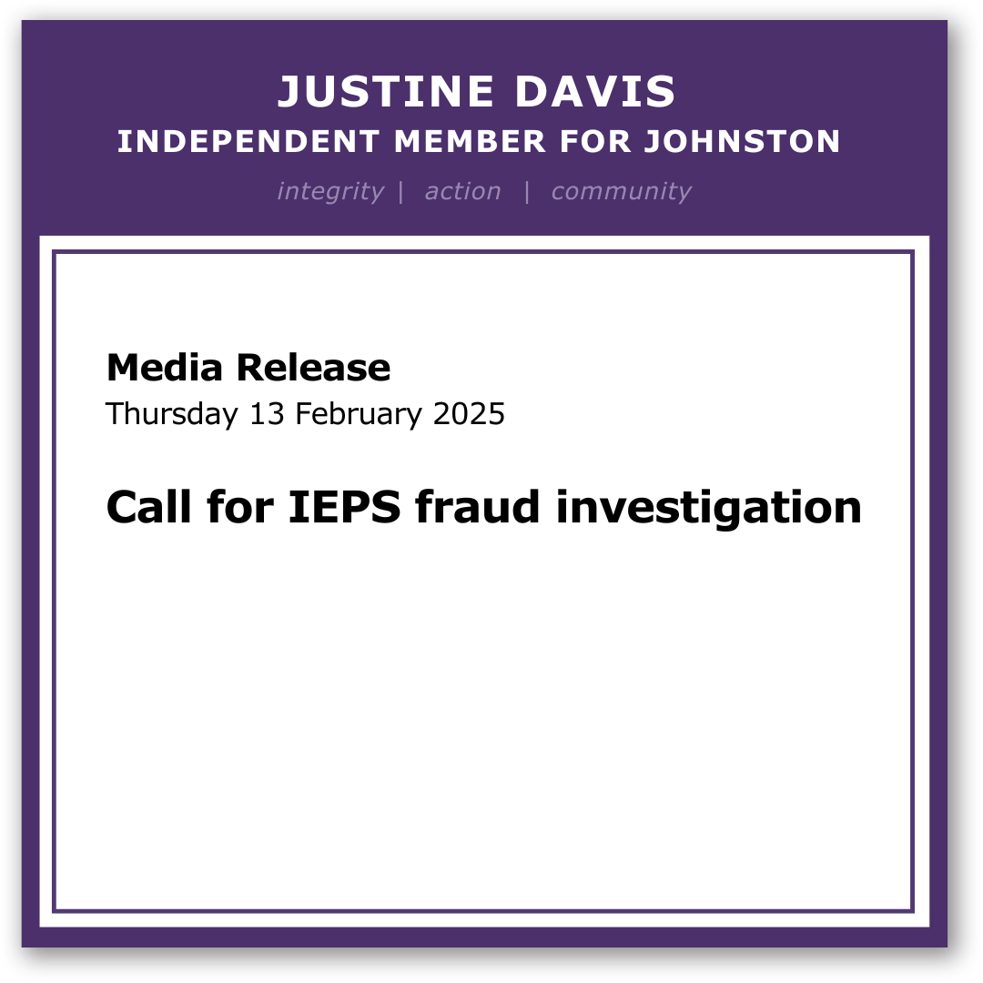 Call for IEPS fraud investigation