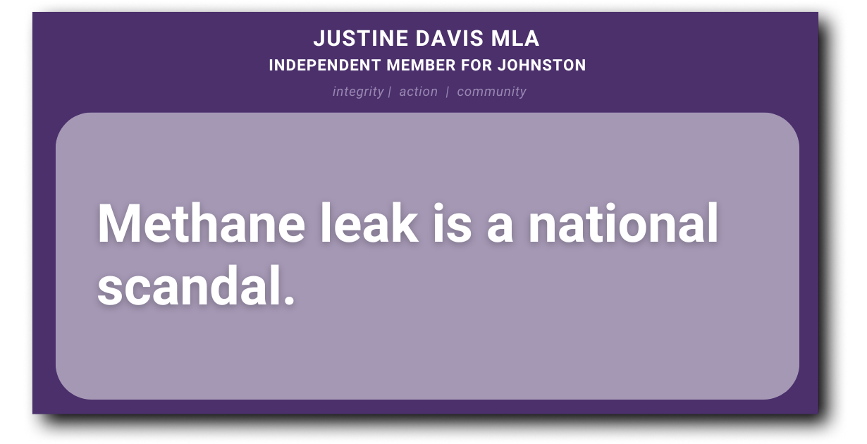 Methane leak is a national scandal