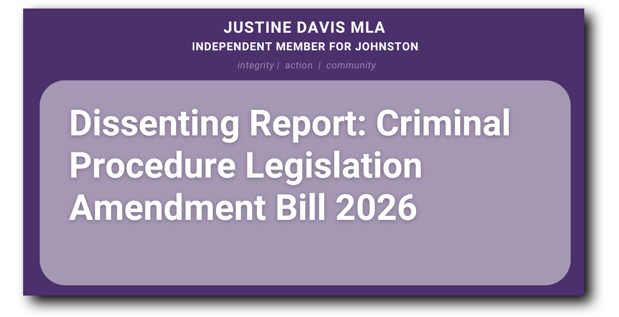 Criminal Procedure Legislation Amendment Bill 2026