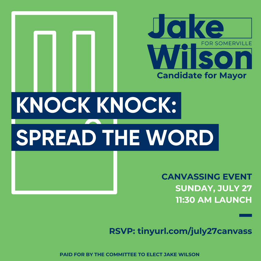 KNOCK KNOCK: Spread the Word | Canvassing Event July 27, 11:30 AM Launch | RSVP: tinyurl.com/july27canvass